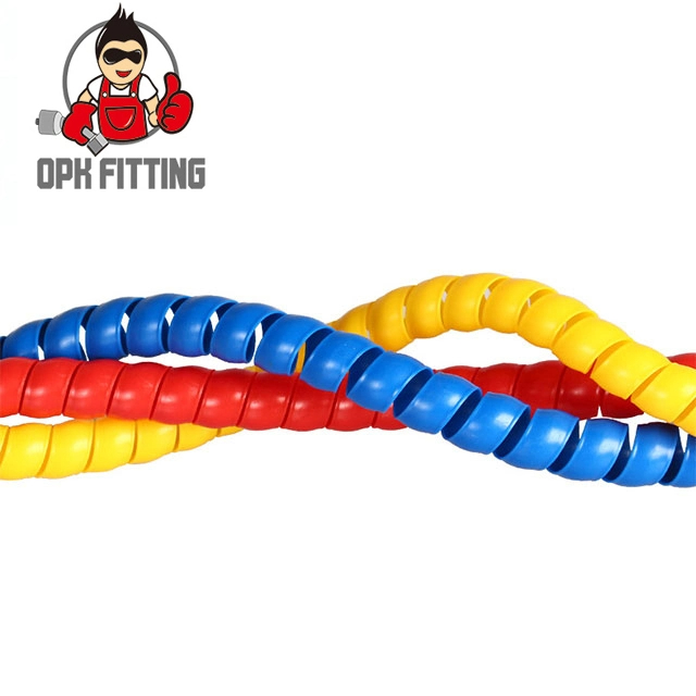 Спиральный защитный рукав из полипропилена, пластиковый защитный кожух для гидравлического шланга