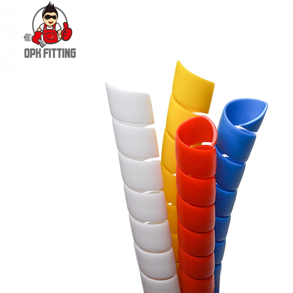 Спиральный защитный рукав из полипропилена, пластиковый защитный кожух для гидравлического шланга